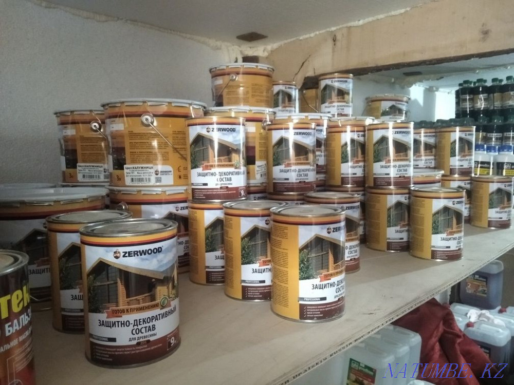 Oils, impregnations, colored varnishes, wood stains Almaty - photo 3