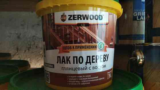 Лаки, пропитки, шпатлевки, огнебиозащита для древесины (вагонки и т.д) Almaty