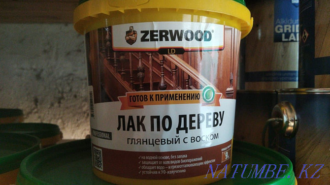 Varnishes, impregnations, putties, fire and biological protection for wood (lining, etc.) Almaty - photo 3