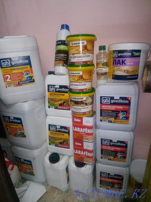 Ағашқа арналған лактар, сіңдірулер, шпаклевкалар, өртке қарсы және биологиялық қорғаныс (қаптау және т.б.)  Алматы - изображение 2