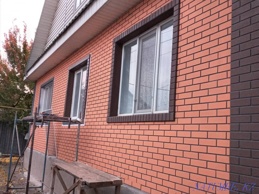 Facade paint Acrylic facade paint Betek fiber concrete paint Almaty - photo 5