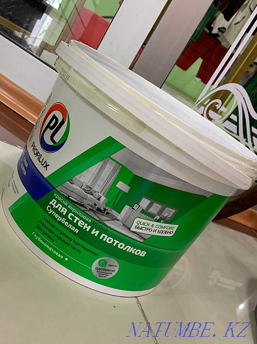 acrylic paint for walls and ceilings Atyrau - photo 1