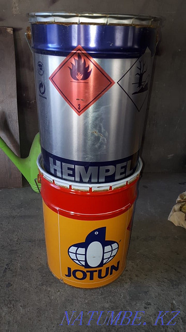 Краска 17.5 кг. Серый, зелёный, голубой и коричневый - 7 000 тг. Шымкент - изображение 4