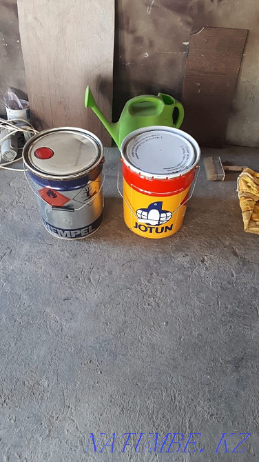 Краска 17.5 кг. Серый, зелёный, голубой и коричневый - 7 000 тг. Шымкент - изображение 3