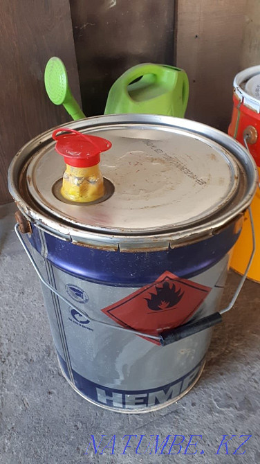 Краска 17.5 кг. Серый, зелёный, голубой и коричневый - 7 000 тг. Шымкент - изображение 2