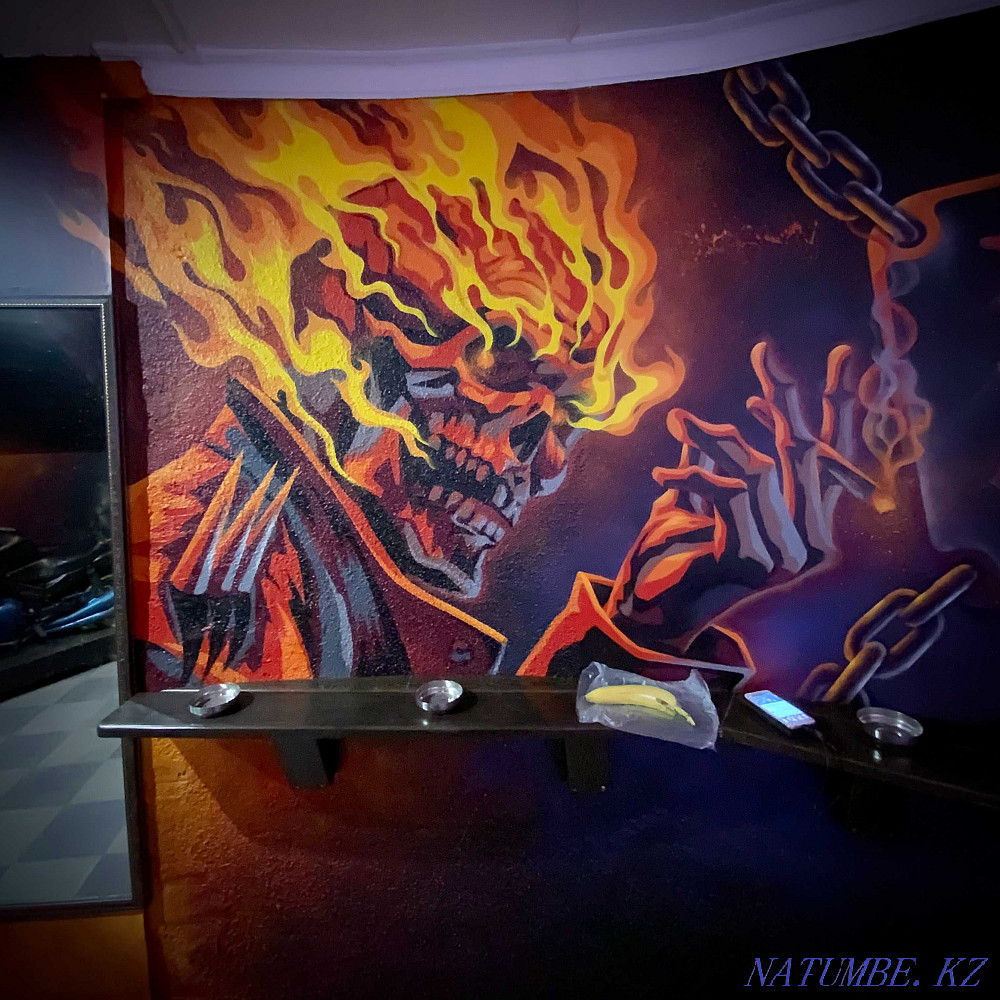 Қабырғаға сурет салу • Граффити  Алматы - изображение 5
