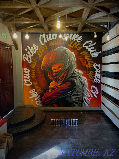 Қабырғаға сурет салу • Граффити  Алматы - изображение 1