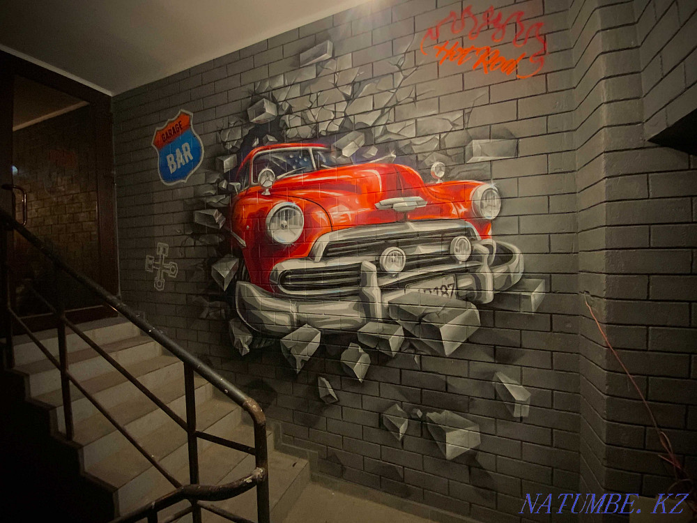 Қабырғаға сурет салу • Граффити  Алматы - изображение 3