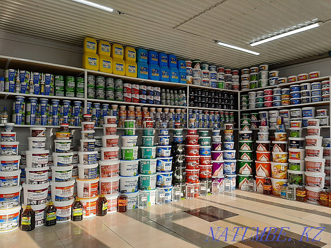 Paint and varnish products and other building materials Almaty - photo 1