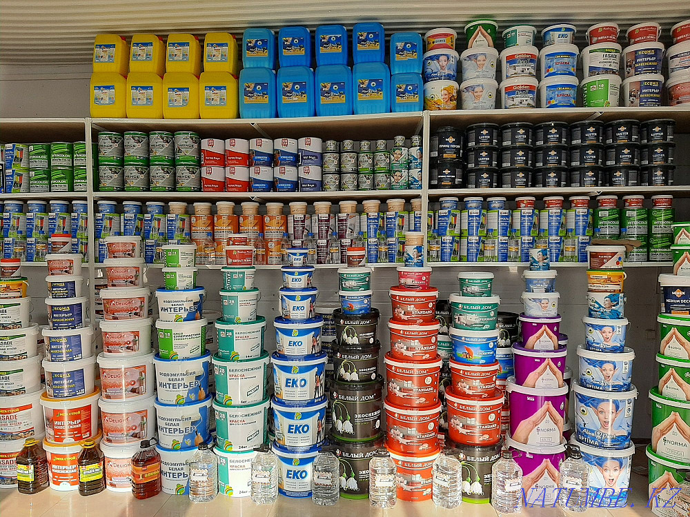 Paint and varnish products and other building materials Almaty - photo 3