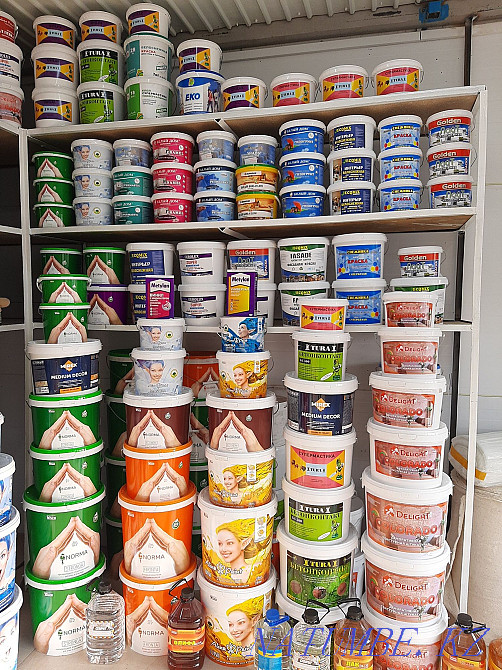 Paint and varnish products and other building materials Almaty - photo 2