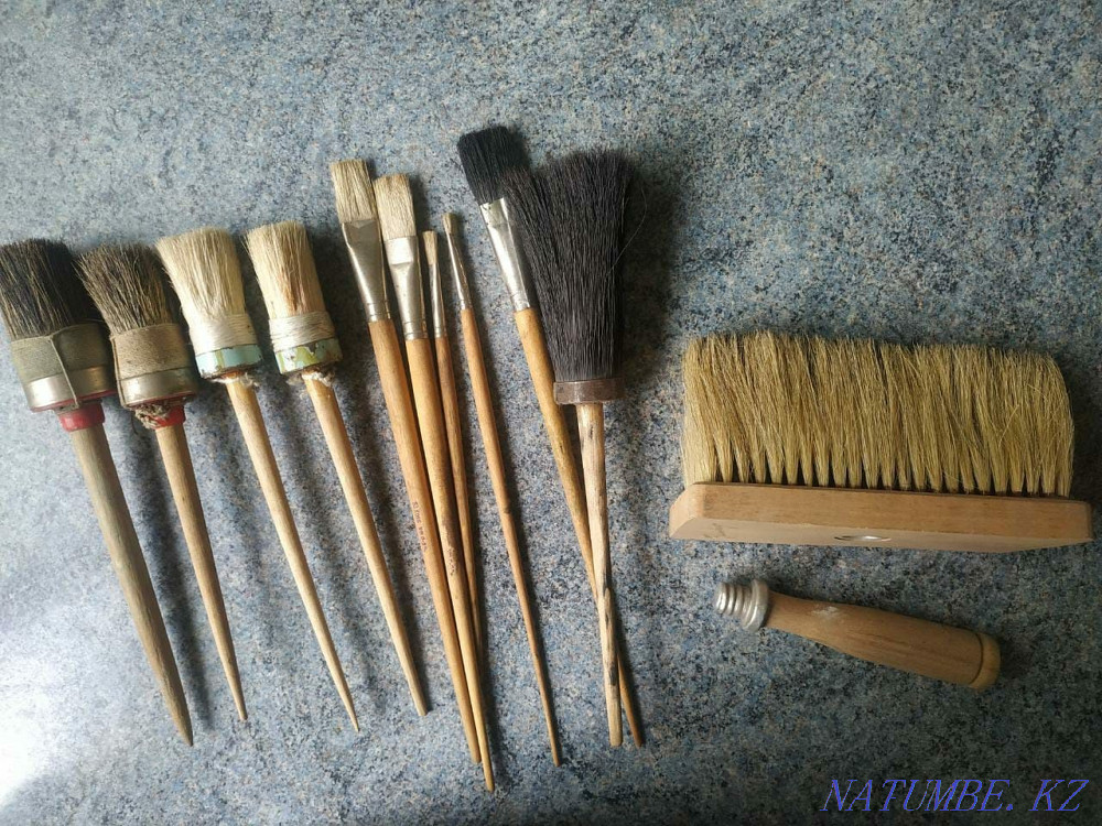 Кисти малярные разных размеров Алматы - изображение 1