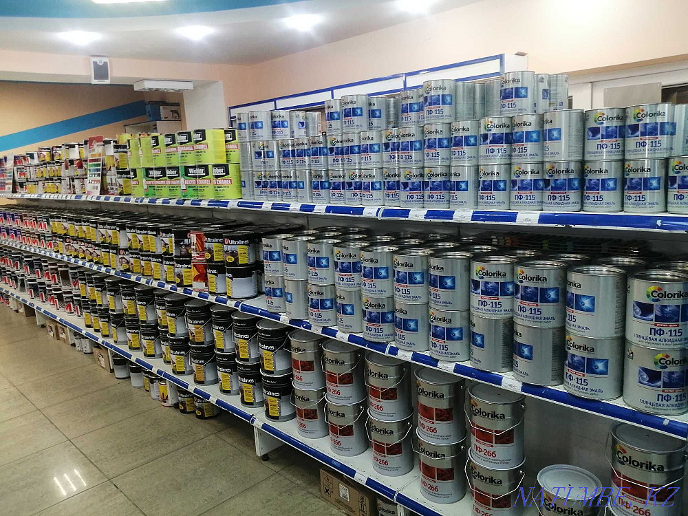 Эмаль, краска, водоэмульсия, колер, лак, растворитель Петропавловск - изображение 1