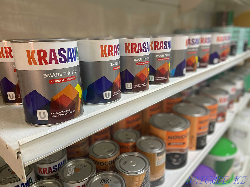 Лаки, краски, Морилка, Молотковая краска, растворители, Эмульсии. Караганда - изображение 1