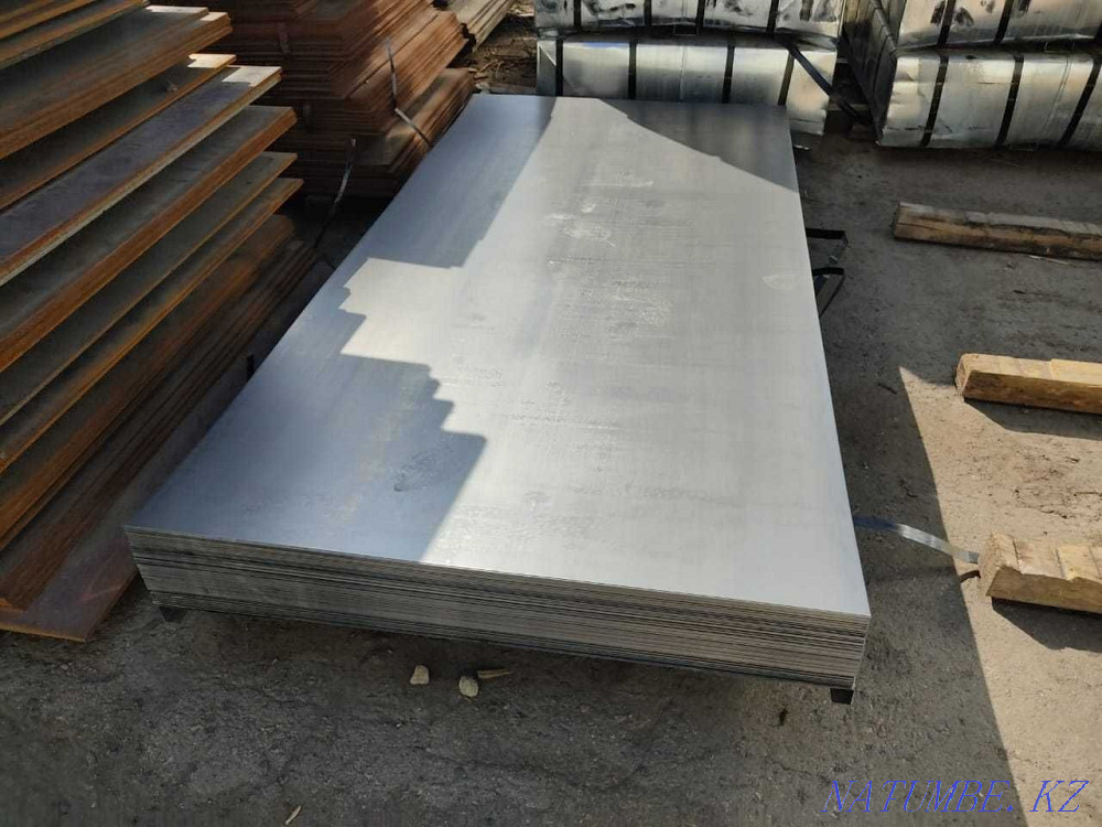 Лист холоднокатаный (х/к) , горячекатаный (г/к) , рифленый Алматы - изображение 1