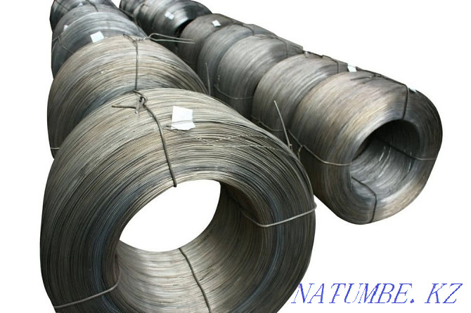 Wire rod. Masonry mesh. Chain-link. Round. OK knitting wire. Astana - photo 1