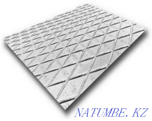 Лист стальной рифленый ромб. оптом. Алматы - изображение 1