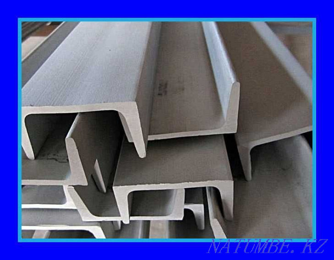 Metal, channel, fittings, square pipe, rolled metal. Almaty - photo 1