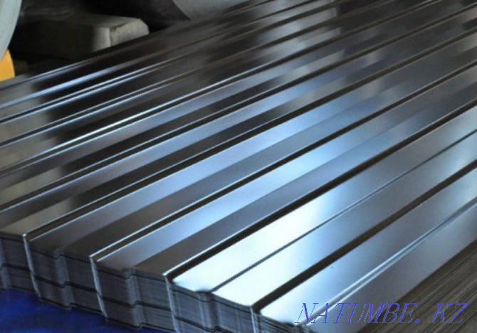 The sheet is galvanized. The professional sheet is galvanized. Polymeric. Steel corners Astana - photo 1