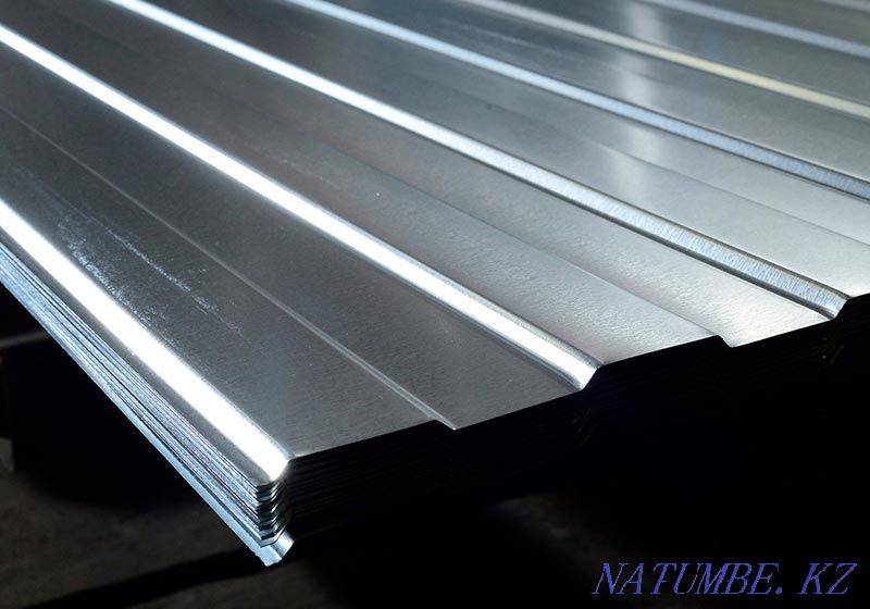 The sheet is galvanized. The professional sheet is galvanized. Polymeric. Steel corners Astana - photo 2