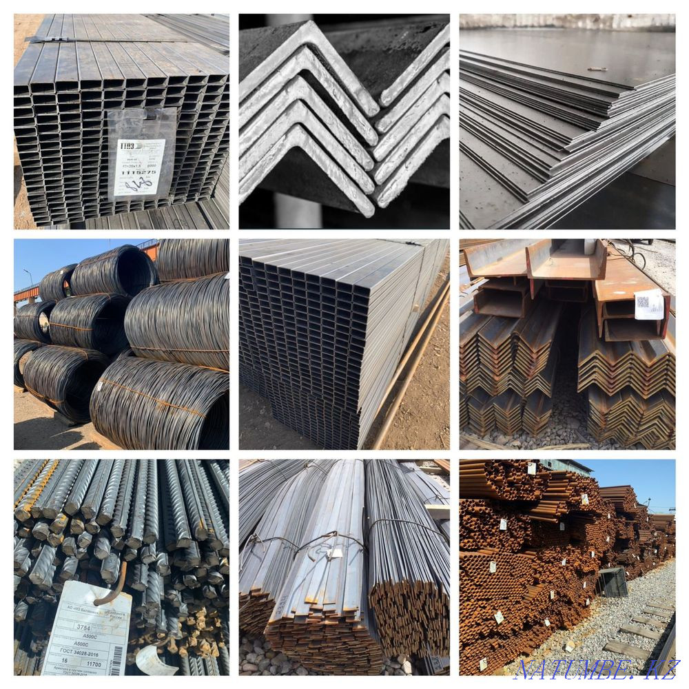 Арматура. Катанка. Проф Труба. Круглый Труба. Швеллер. Уголок. Вязалка Шымкент - изображение 2