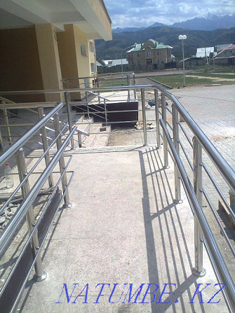 Stainless steel railing Almaty - photo 8