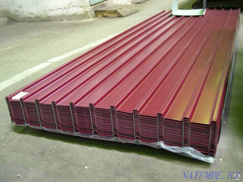 Profiled sheets galvanized, painted with delivery to your facility! Astana - photo 1