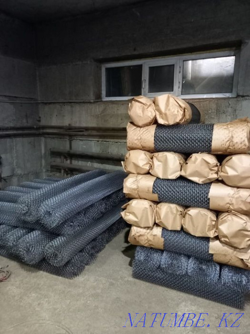 Тор – шынжырлы.. буынды.тікенді сым.дәнекерленген тор.  Алматы - изображение 1