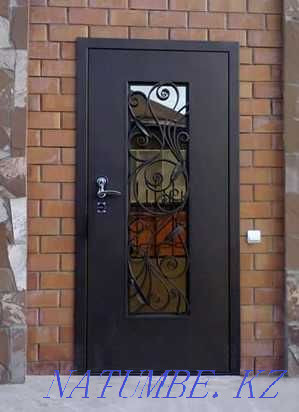 ворота, распашные, металические, навесы, бесетка, входные двери Уральск - изображение 7