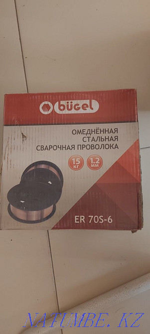 Copper-plated wire for welding 1.2 mm Pavlodar - photo 1
