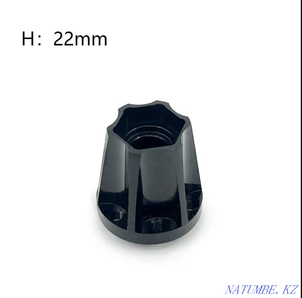 2 шт., шестигранная ступица колеса из алюминиевого сплава 12 мм для 1/ Тараз - изображение 1