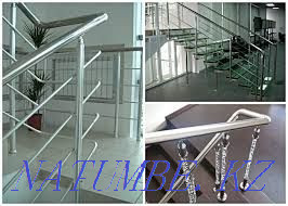 Stainless steel railing Atyrau - photo 1