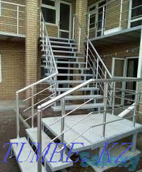 Stainless steel railing Atyrau - photo 2