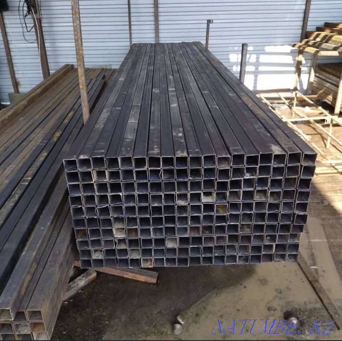 Square pipe 50x50*2mm. Fence posts Almaty - photo 1