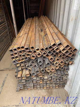 Square pipe 50x50*2mm. Fence posts Almaty - photo 2