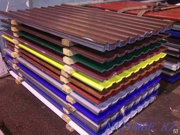 Professional sheet to order, corrugated board according to your size, painted and galvanized Almaty - photo 2