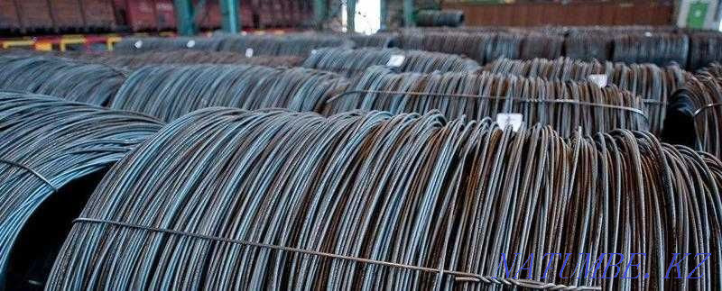 Wire rod 6 mm, 8 mm Available. RF production. Astana - photo 1
