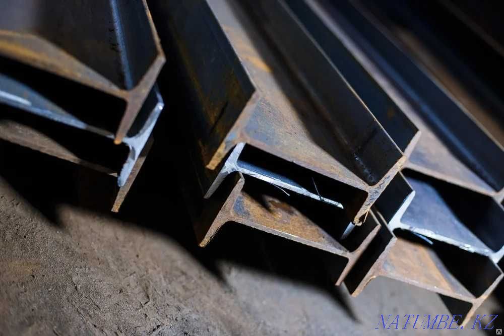 I-beam - steel I-beam. Almaty, Delivery around the city and region Almaty - photo 4