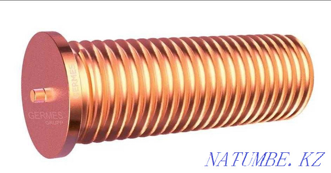 Copper-plated welded stud M4, M6, M8, M10 Almaty - photo 1