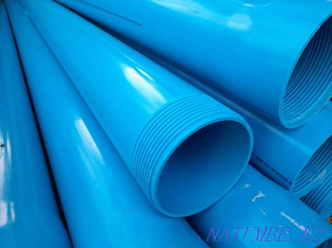 Casing pipe for high quality PVC-U wells - Without intermediaries! Almaty - photo 1