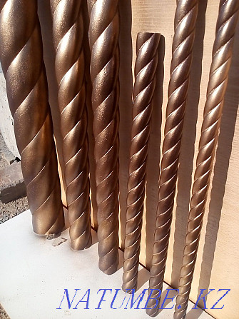 Twisted pipes of different diameters price 1000tg per meter price depends on diameter Aqtau - photo 1