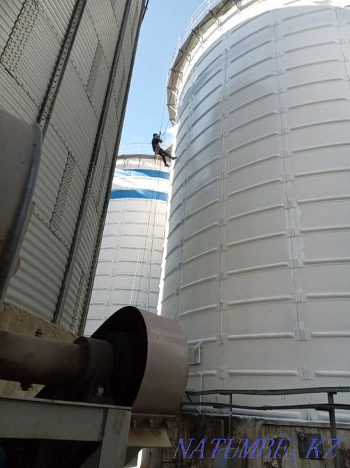 Высотные работы. Фасады, Резерувары,швы утепление. Павлодар - изображение 6