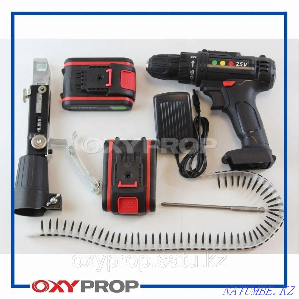 Tape screw in tape self-tapping screw driver drywall profile Oxyprop Almaty - photo 4