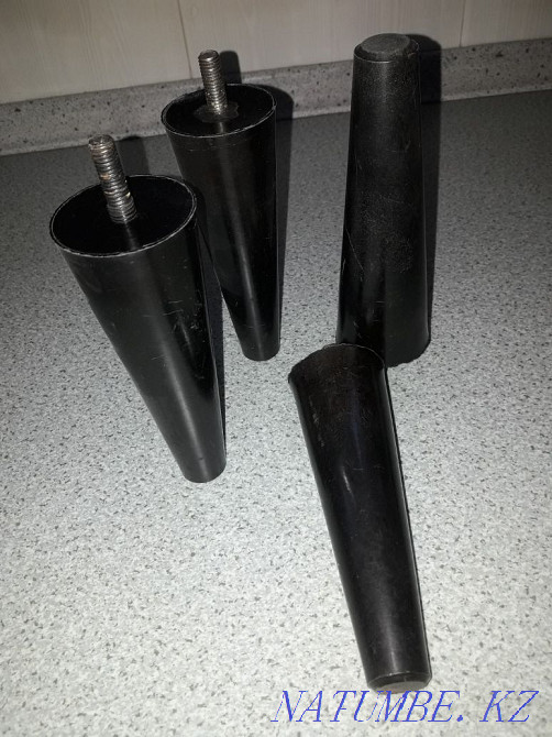 Ножки карболитовые ( высота 17 см , верхний диаметр 6 см , нижн 2 см ) Семей - изображение 3