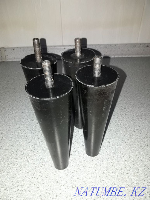 Ножки карболитовые ( высота 17 см , верхний диаметр 6 см , нижн 2 см ) Семей - изображение 2