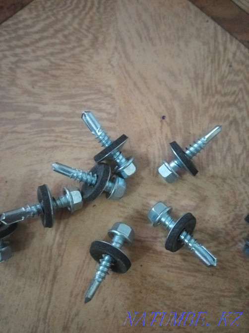 Шурупы кровельные. 5,5*25 мм. Поштучно 10тг. Нуркен - изображение 4