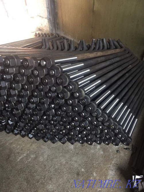 Foundation bolts Anchor, Flanged studs, embedded parts. Almaty - photo 3