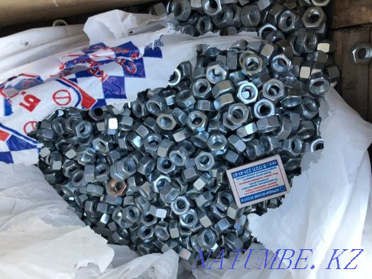 Nuts, washers galvanized Almaty - photo 1