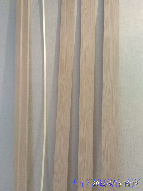 Продам наличник МДФ плоский цвет лиственница кремовая, дюбель гвоздь Аксу - изображение 1