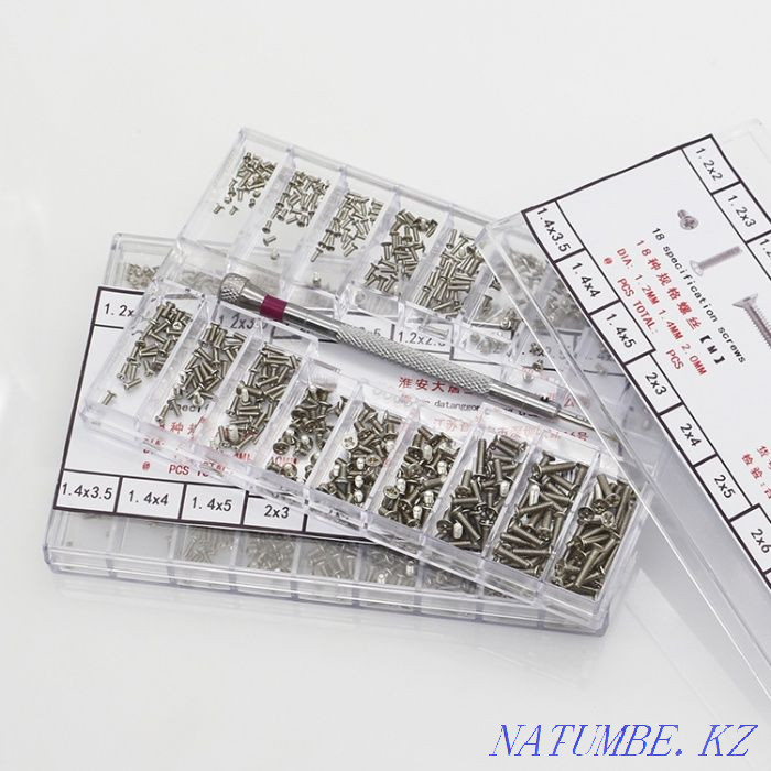 Set of M1.2 / M1.4 / M2 small Phillips screws Almaty - photo 7
